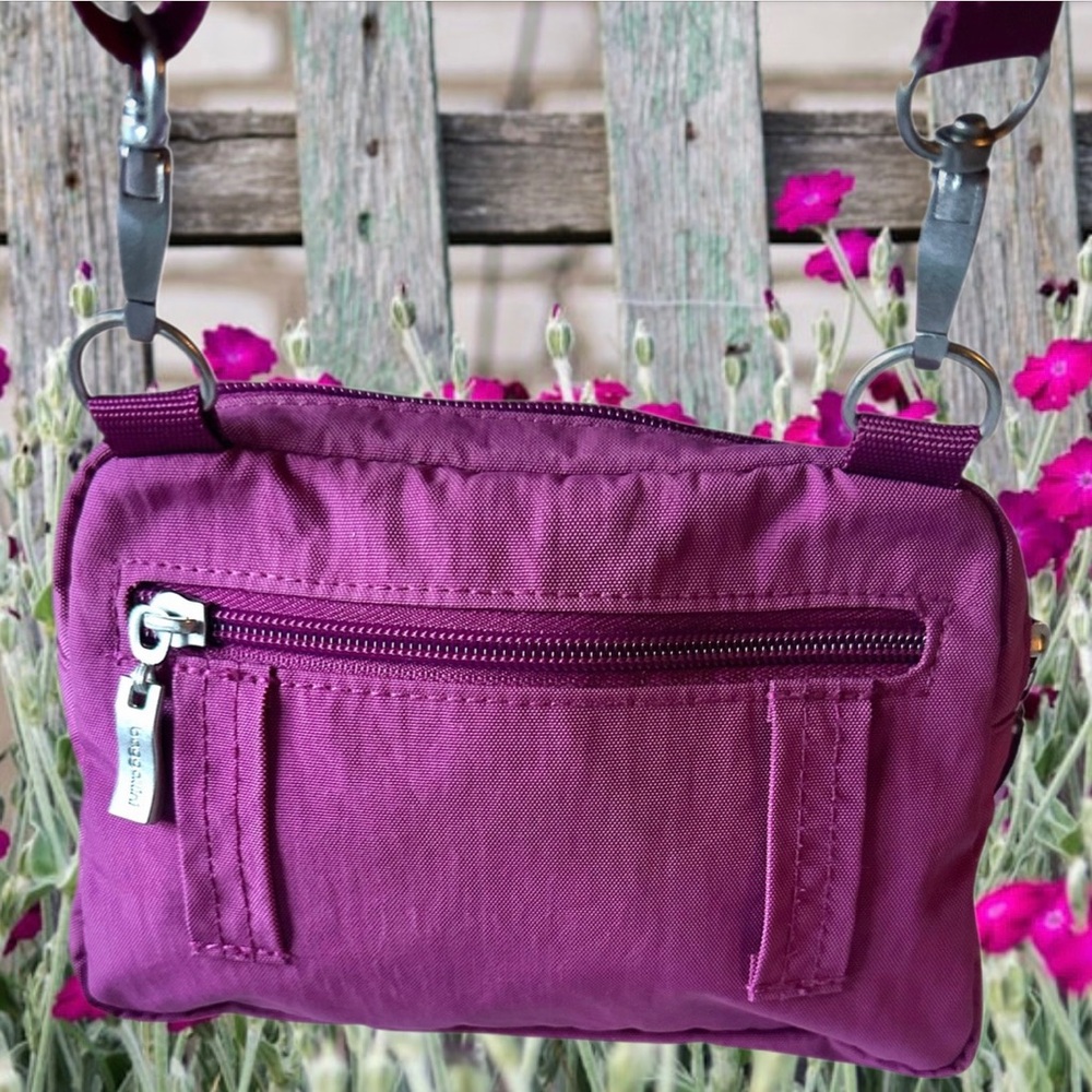 Baggallini Trifecta Wallet RFID Crossbody in Wild Plum - Picture 14 of 15